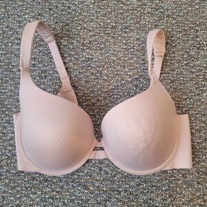 Auden Light Lift Plunge Bra Size 34DD Nude